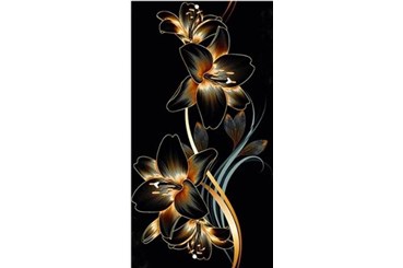 MOZAIKA d. DIAMENTOWA, 40x30 cm, Lilie czarne