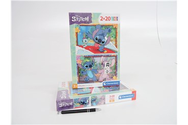 *CLEM. PUZZLE 2 x 20 el. Disney STITCH    6/