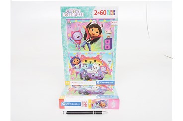 CLEM. PUZZLE 2x60 el. Koci Domek Gabby
