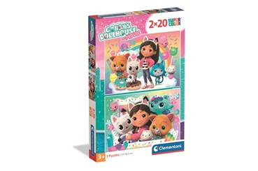 CLEM. PUZZLE 2 x 20  el. Domek Gabbi