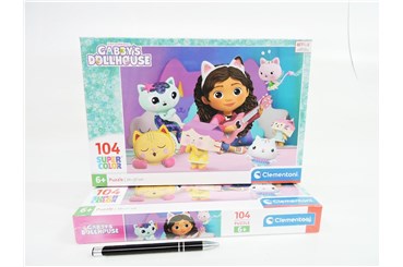 CLEM. PUZZLE 104 el. Koci Domek Gabi