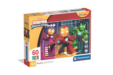 CLEM. PUZZLE 60 EL. MARVEL IRON MAN