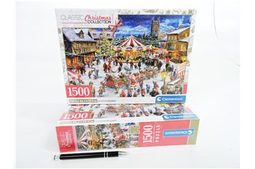 *CLEM. PUZZLE 1500 el. COMPACT CHRISTMAS