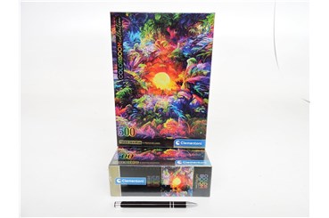 CLEM. PUZZLE 500 EL COMPACT Psychedelic Jungle