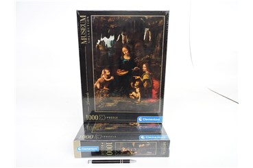 CLEM. PUZZLE 1000 EL MUSEUM Leonardo The Virgin