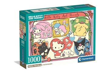 CLEM. PUZZLE 1000 EL COMPACT Hello Kitty
