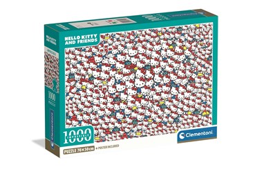 CLEM. PUZZLE 1000 EL COMPACT IMPOSSIBLE Hello Kitt