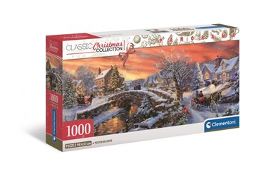 *CLEM. PUZZLE 1000 el. panorama christmas