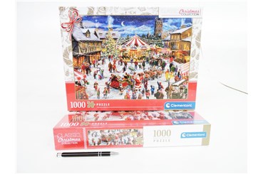 *CLEM. PUZZLE 1000 el. targi świąteczne