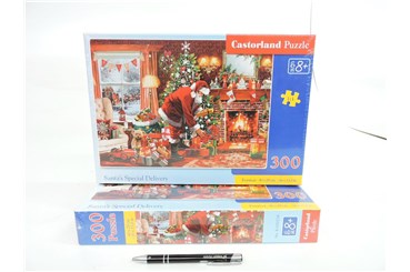 *CAS. PUZZLE 300 el. Specjalna dostawa Mikołaja