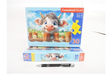 CAS. PUZZLE 30 el. Śliczna krówka