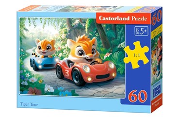 CAS. Puzzle 60 el. Tiger Tour