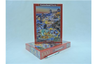 *CAS. PUZZLE 1000 el. Światła Santorinii