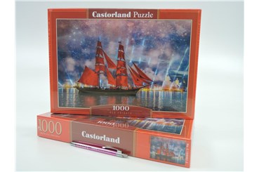 *CAS. PUZZLE 1000 el. Czerwona Fregata