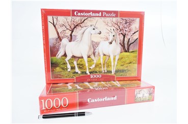 *CAS. PUZZLE 1000 el. Milość jednorożców