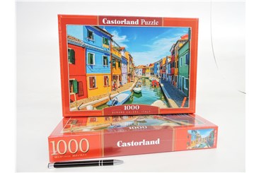 *CAS. PUZZLE 1000 el. Colory Burano, Włochy