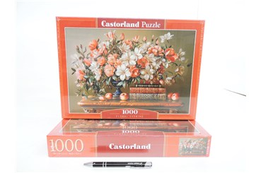 *CAS. PUZZLE 1000 el., Wieczór z kwiatami