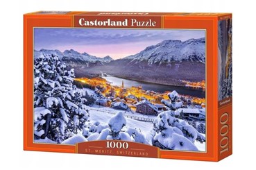 CAS. PUZZLE 1000 el.  St. Moritz, Switzerland