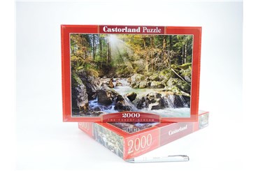 *CAS. PUZZLE 2000 el. Leśny strumień