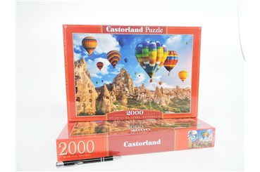 *CAS. PUZZLE 2000 el. Kolorowe balony, Kapadocja