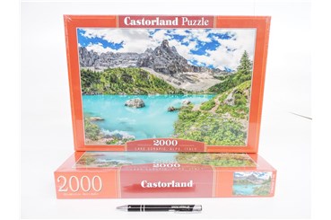 *CAS. PUZZLE 2000 el. Jezioro Sorapis,Alpy, Włochy