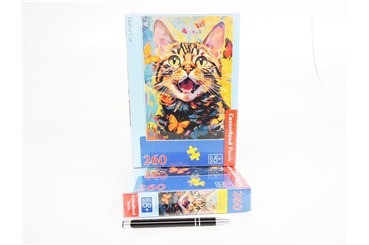 CAS. PUZZLE 260 el. Szczęśliwy kot