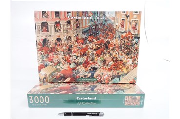 *CAS. PUZZLE 3000 el. Wyścig byków w Pampelunie