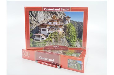 *CAS. PUZZLE 500 el. Widok na Paro Taktsang Bhutan