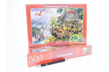 *CAS. PUZZLE 500 el. Dolina Dinozaurów