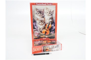 CAS. PUZZLE 500 el. Muzyczne kotki