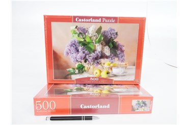 *CAS. PUZZLE 500 el. Martwa natura z bzem