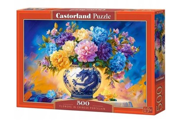 *CAS. Puzzle 500 el. Kwiaty w chinskiej wazie