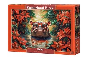 CAS. PUZLLE 500 el.  Hippo Relaxation
