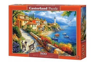 CAS. PUZZLE 500 el.  White Lighthouse Bay