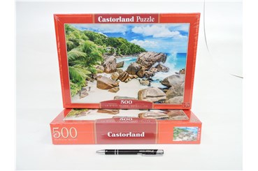 CAS. PUZZLE 500 el. Wyspa La Digue, Seszele