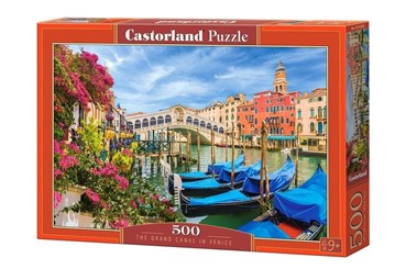 CAS. Puzzle 500 el. Wenecja niebieskie gondole