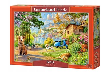 CAS. Puzzle 500 el. Pieski nad jeziorem