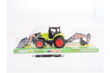 TRAKTOR KOPARKA, 40x13x11 cm,     klosz