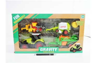 *AST. TRAKTOR z masz. roln.zestaw 45 x25cm ,