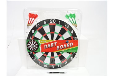 RZUTKI 6 szt., tarcza 36 cm,    blist