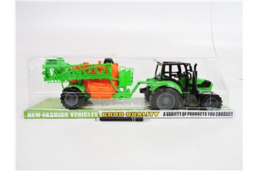 FARMA TRAKTOR z opryskiwaczem, 55x17x15 cm,  klosz