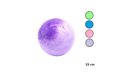 AST. PIŁKA GUMOWA, 23 cm, 4 kol.,    sia.