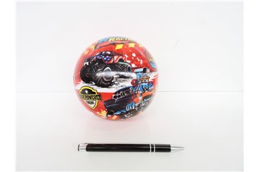 PIŁKA gumowa, 14 cm, MONSTER TRUCK