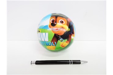 PIŁKA gumowa, 14 cm, PSI PATROL, licencja
