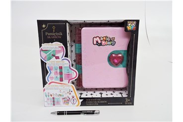 PAMIĘTNIK, na zamek, z akc., 3+,    kart.