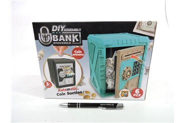 SEJF elektroniczny skarbiec czarny, 17,5x9,5 cm