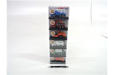 Autko w klocku 1:64 miejskie, 11x7x4,5 cm, 6 pak