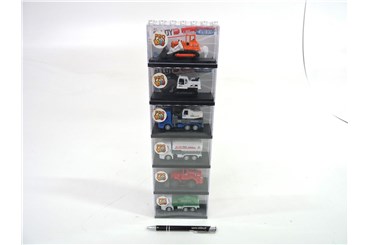 AUTO w klocku 1:64 miejskie, 11x7x4,5 cm, 6 pak