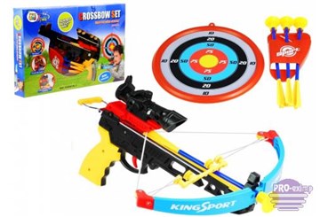 KUSZA sportowa z tarczą, 51x33x6,5 cm,       kart.