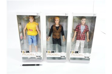 AST. LALKA chłopak, 32x13 cm, 3 wz.,        kart.